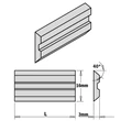 Tigra CENTROLOCK gyalukés 18% W L=10-1050 mm H=16 mm