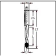 MW-P062 - Átmenőfúró D=4-10 mm LT=70-77 (jobb)