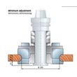 NC92M-Freud betétkéses rádiuszmaró CNC felsőmaró D:120; B:30; d:30; Z:2