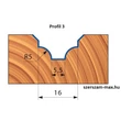 NC02M-Freud profilkéses CNC felsőmaró D:50; B:35; A:20x50; Z:2