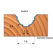 NC02M-Freud profilkéses CNC felsőmaró D:50; B:35; A:20x50; Z:2