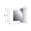 Freud univerzális profilmaró fej D:100x40x30 Z=2 (alumínium)
