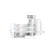 TR16MS - Forgácstörős egység SR06M cserélhető lapkákkal D:250x30x80 Z:16 (bal) TR16MS - Forgácstörős egység SR06M cserélhető lapkákkal D:250x30x80 Z:16 (bal)