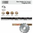 LT20MD - Fűrészlapok Leuco forgácstörős maróegységekhez D:250x4,0-3,0x100 Z:72 (jobb)