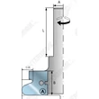 Centerinox - Fogantyú CNC felsőmaró D:85; B:25; A:20; Z:2