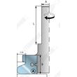 Centerinox - Fogantyú CNC felsőmaró D:85; B:25; A:20; Z:2 Centerinox - Fogantyú CNC felsőmaró D:85; B:25; A:20; Z:2