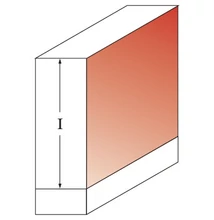 WT felsőmaró tisztítómaró alulcsapágyas 3 élű D:12,8x38; H:92; A:8; Z:3