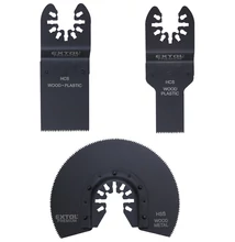 Tartalék fej, 3 db a multifunkciós szerszámgéphez, fával és műanyaggal való munkákhoz