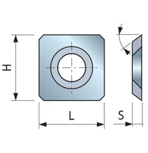 FR váltólapka 14x14x2   Z:4