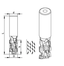 FABA Gyémánt felsőmaró D=12-20 mm h=23-54 (TDT-08A)