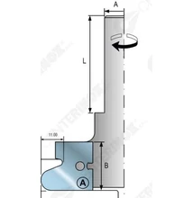 Centerinox - Fogantyú CNC felsőmaró D:85; B:25; A:20; Z:2