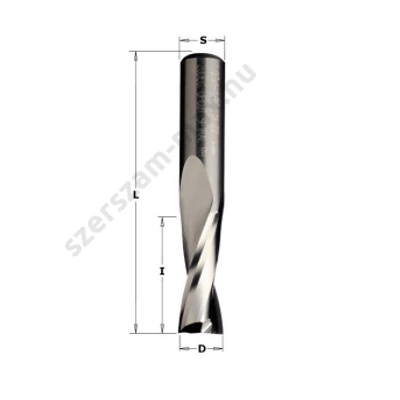 UC Tömör spirálmaró D=3-20 I=12-75 Z=2 (Pozitív simító)