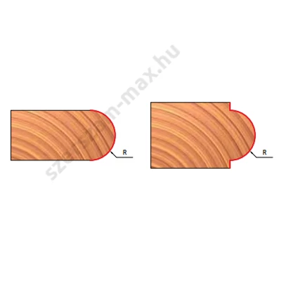 Freud - Félköríves lekerekítő R=3,18-12,7 mm A=6-12