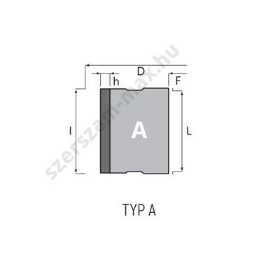 ITA gyémánt előmaró szerszám élzárógépekhez (TYP A)