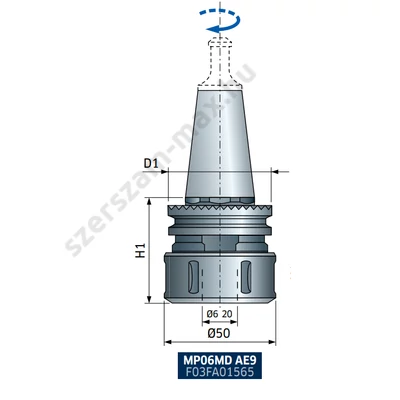 Freud befogó (tokmány) ISO30 SCM Morbidelli cnc géphez