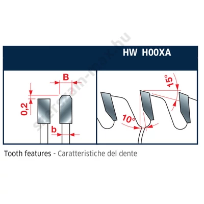 LU3D-Freud lapszabász körfűrészlap (elővágóval) D=200-350 mm d=30-60
