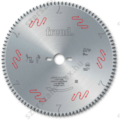 LU3A-Freud lapszabász körfűrészlap (elővágó nélkül) D=160-350 mm d=20-30