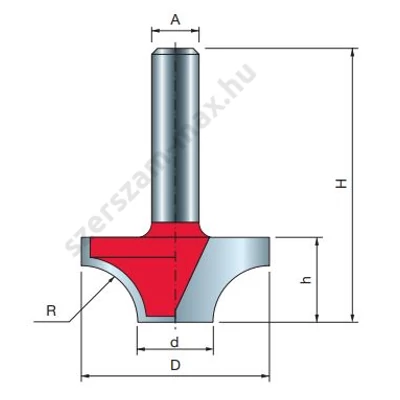 Freud - Negyedköríves lekerekítő csapágy nélkül R=3,2-25,4 mm A=6-12