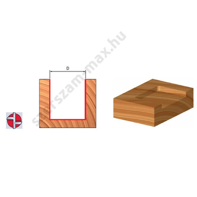 Freud keresztélű nútmaró D=16-22 mm A=8-12