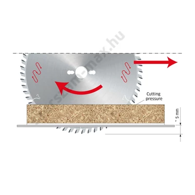 LU3B-Freud lapszabász körfűrészlap (előkarcolóval) D=220-350 d=30