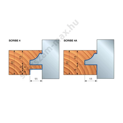 NC91MA-Freud ajtókontra CNC felsőmaró D:102; B:35; A:20x50; Z:2